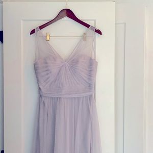 Amsale dove bridesmaids dress